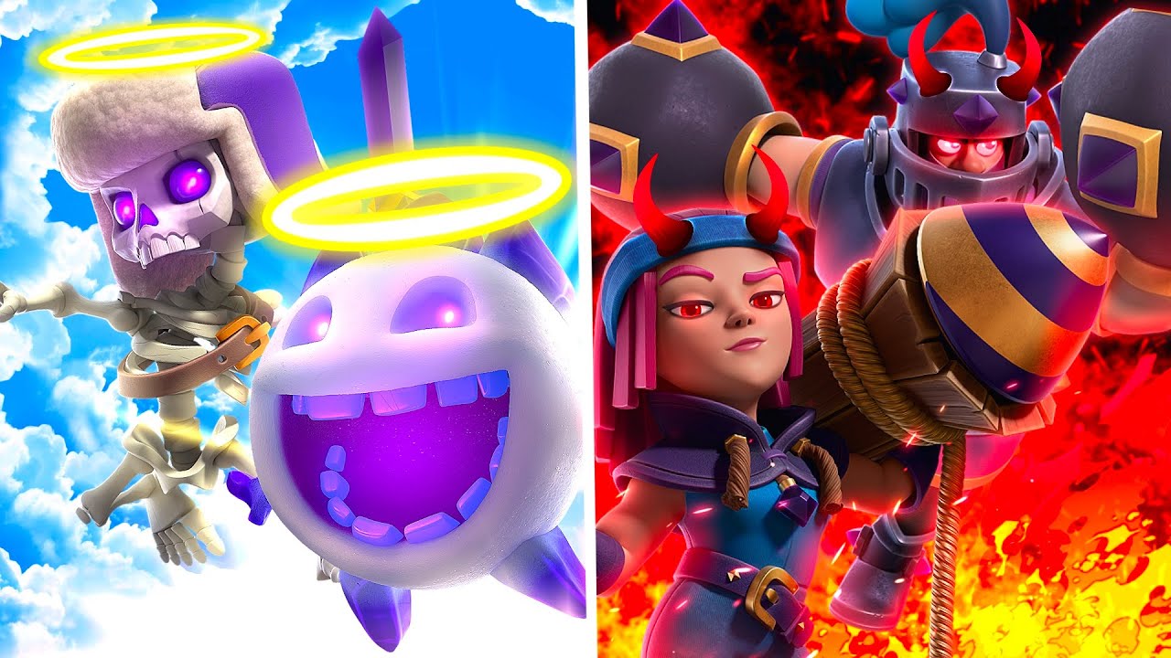 Evoluções Mais Amadas VS Odiadas de Clash Royale