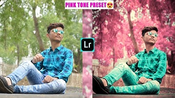 PINK TONE - How To Moody Pink Tone Photo Editing | Stap by Step - Tutorial Lightroom Photo Editing |