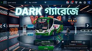 Dark Garage 4.5.1 Bus Simulator Indonesia