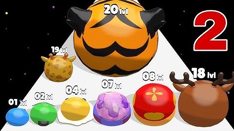 SLIME RUN EVOLUTION 3D - Level 10-20 (Animal Evolution Run) New Update, Max Level, All Gameplays