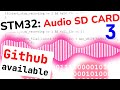 STM32 Audio Recorder 3: streaming MIC audio to SD Card in real time|| I2S DMA || SDIO FATFs