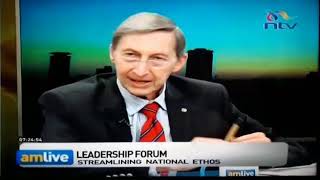 NTV am live Leadership Forum. The theme is 