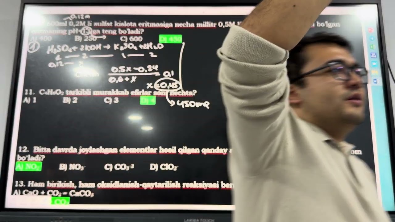 28-dekabr I smena  1-35 - savollar