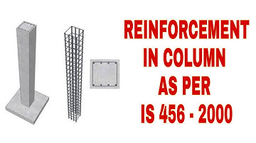 REINFORCEMENT IN COLUMN AS PER IS 456 - 2000