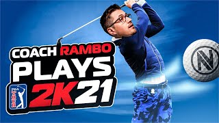 Coach Rambo Ray plays in the US Open | PGA Tour 2K21 Gameplay