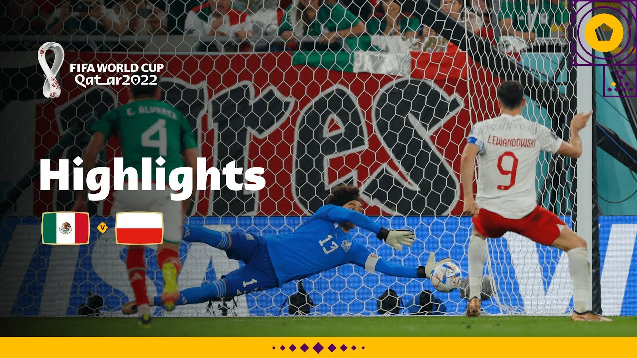 Ochoa HEROICS deny Lewandowski Mexico v Poland highlights FIFA World Cup Qatar 2022