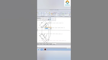 Projection of lines in Solid edge software #lines #solidedge #solidedgetutorials