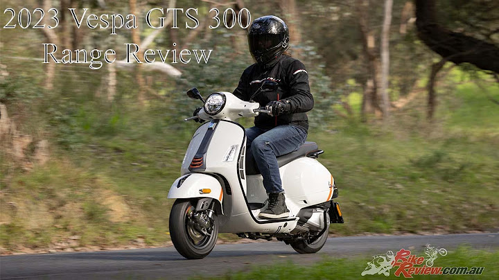 2023 vespa gts super 125 review năm 2024