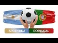 E football gameplay: Argentina vs Portugal (3-1)