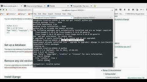 How to Install Python Django on Ubuntu