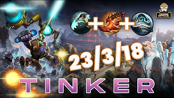 THIS IS HOW YOU PLAY TINKER IN 7.33 PATCH | Overwhelming Blink+Shiva