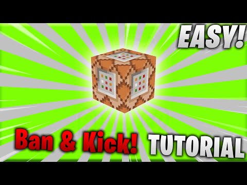 Real Ban Kick System MEGA EASY Command Tutorial 1.14.60  PS4 / MCPE / Bedrock / Xbox / Switch