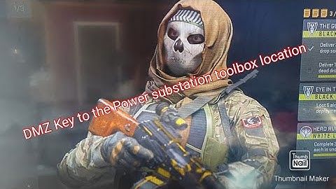 DMZ Key to Power substation toolbox location