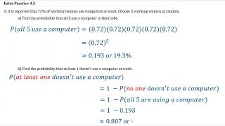 Statistical Methods (STA 2023) - Section 4.3: Part 2 of 2