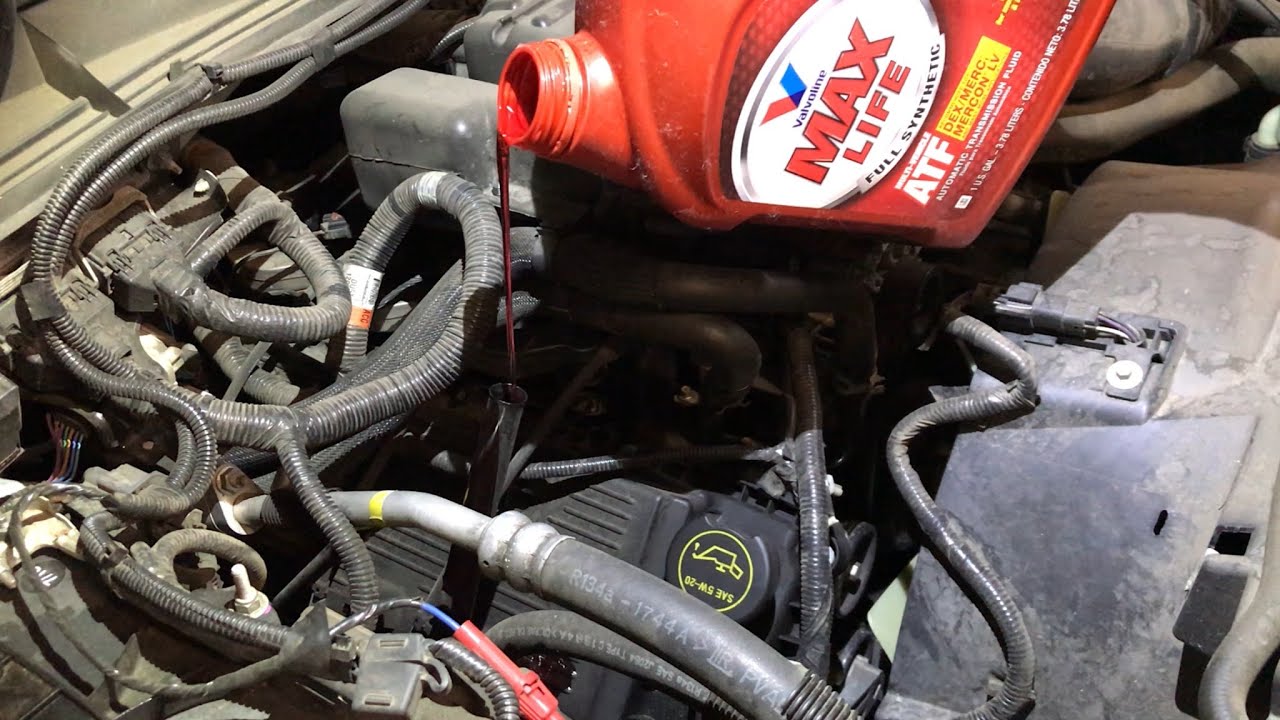 How to Change Transmission Fluid 2016 Ford F-250 - YouTube