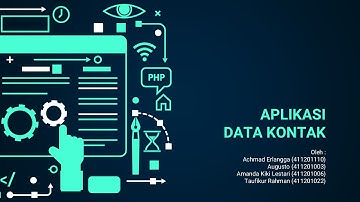 Presentasi Aplikasi Data Contact Mata Kuliah Algoritma dan Pemrograman (Universitas Dian Nusantara)