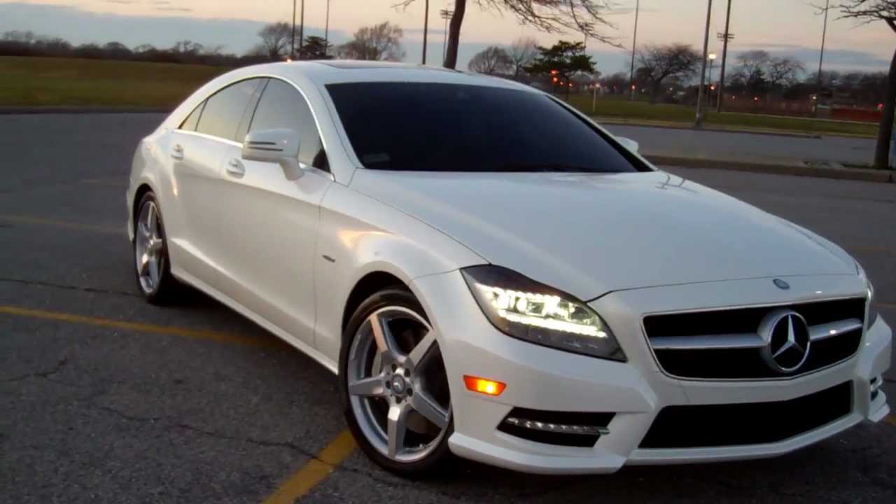 2012 Mercedes Benz Cls550 4matic Diamond White Youtube