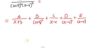 7.3 Partial Fraction Decomposition