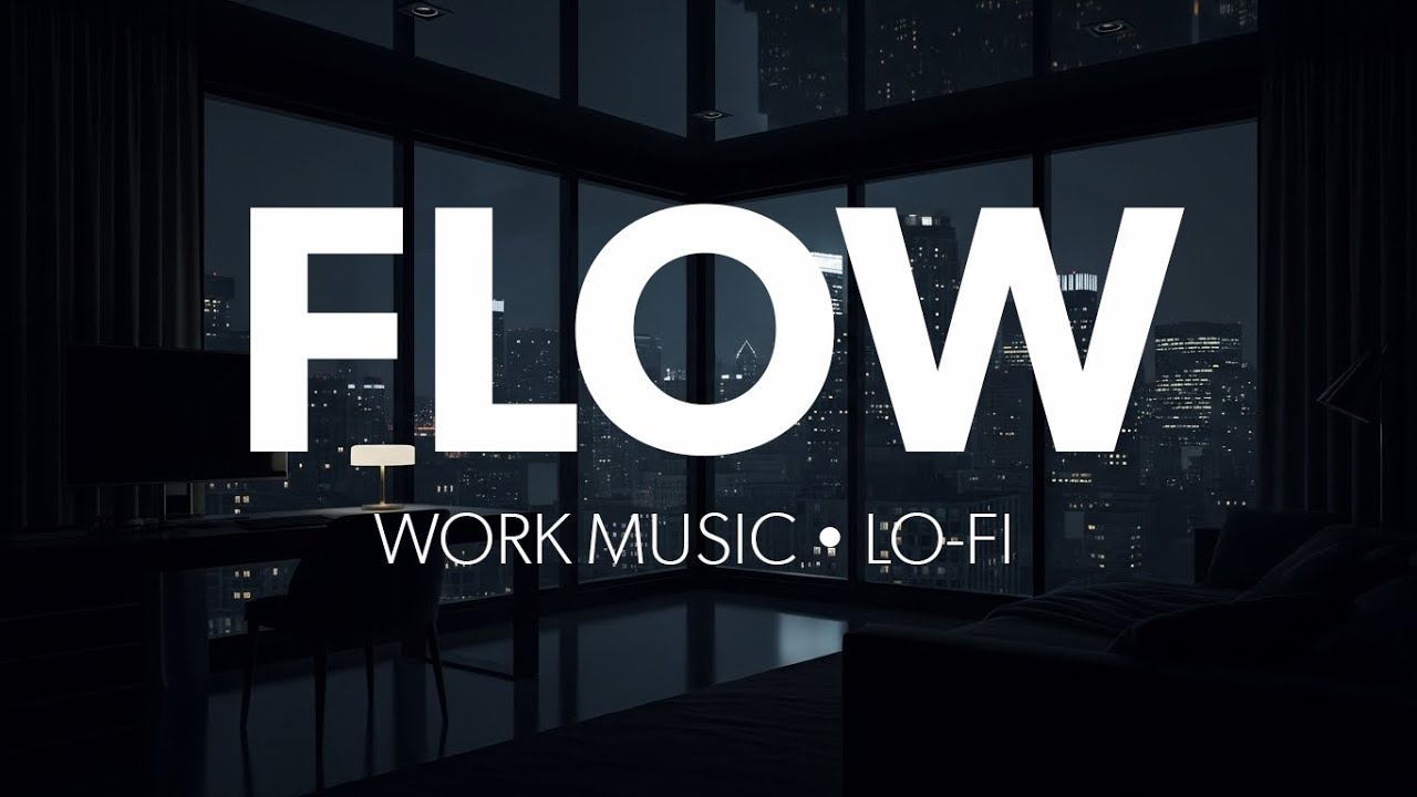 2 Hours Lo-Fi for Deep Focus & Flow State • Dark City Visualizer (No Ads)