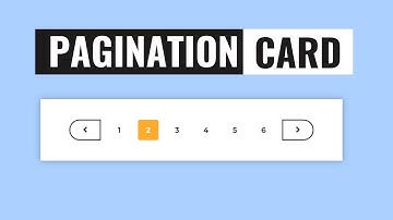 [ HTML | CSS ]  Pagination Design