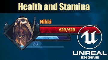 Health and Stamina in UE4/UE5