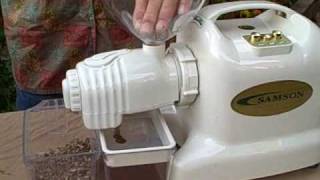 Electric Samson Juicer with Oil Press Extractor Attachment Cold Seed Press