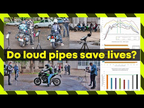 Do loud pipes save lives? Now you have the answer!