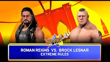 Roman Reigns vs Brock Lesnar – Summerslam Showdown in WWE 2K20 | #wwe #wwegameplay #wwesummerslam