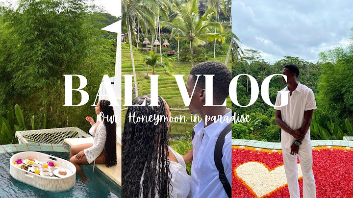 OUR HONEYMOON IN BALI | EXPLORING UBUD, ACTIVITIES, LUXURY VILLA & more