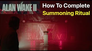 Alan Wake 2: How to Complete Summoning Ritual in the Collapsed Tunnel