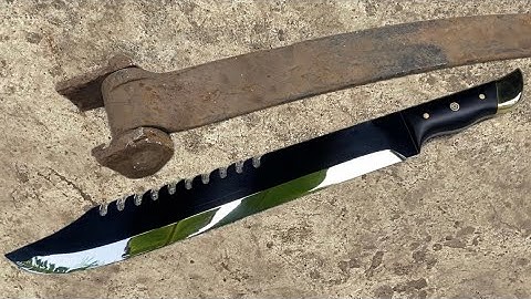 Give me a leaf spring and l will turn it into the sword you want