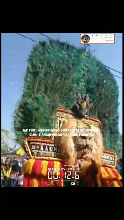 quotes keren  reog ponorogo
