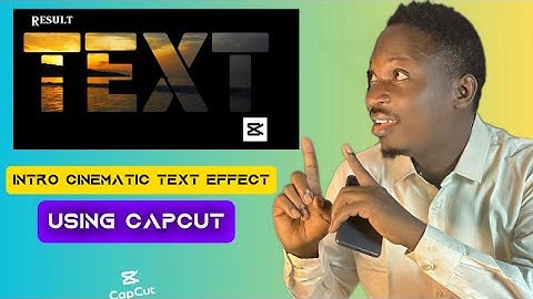 How To Add VIDEO Inside TEXT In CapCut (Tutorial)