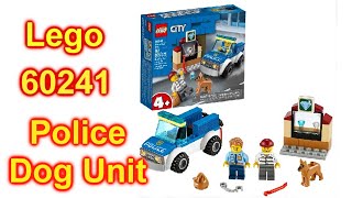 Police Dog Unit LEGO 60241 Unbox and Speed Build