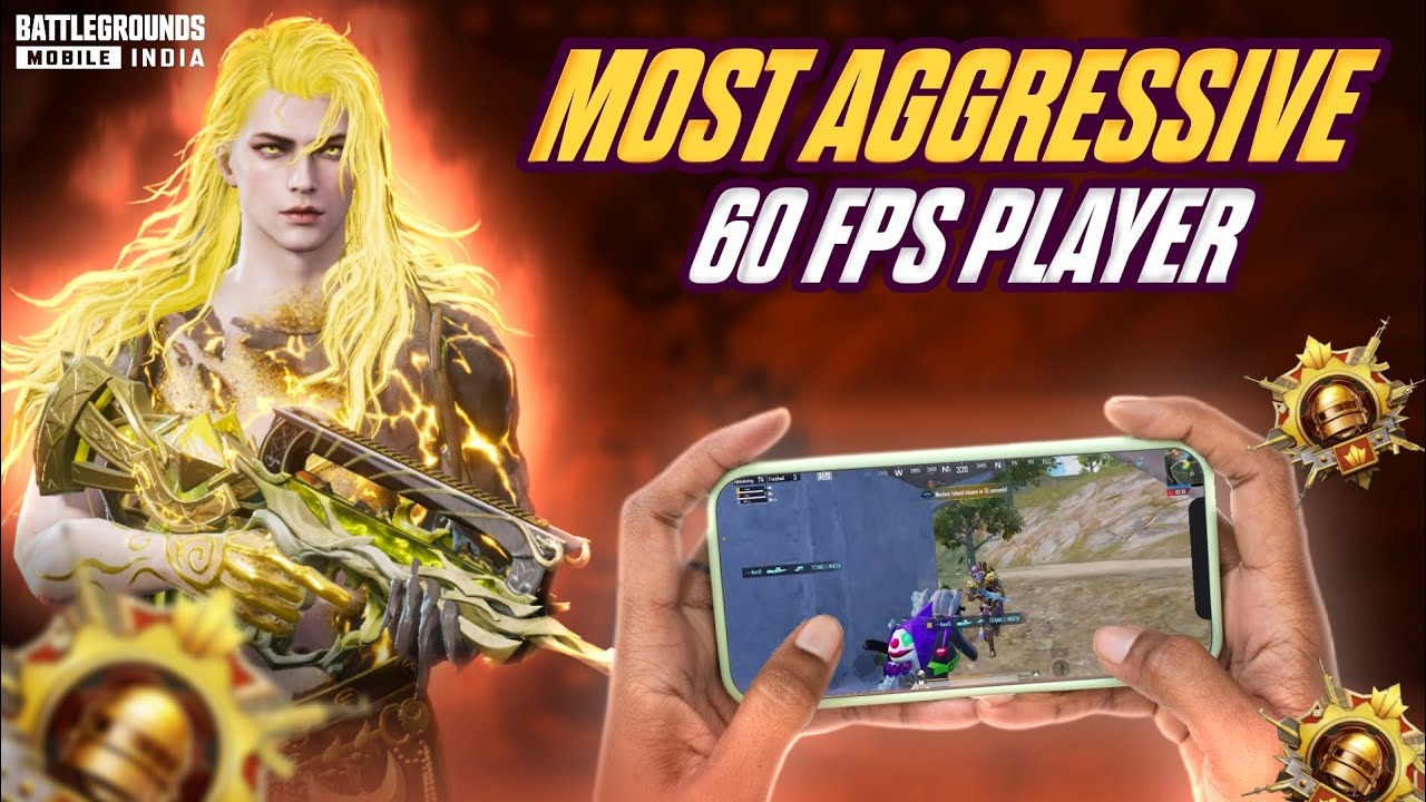 MOST AGGRESSIVE 60 FPS PLAYER 🔥 | Intense 1v4 Clutches in Solo vs Squad ...
