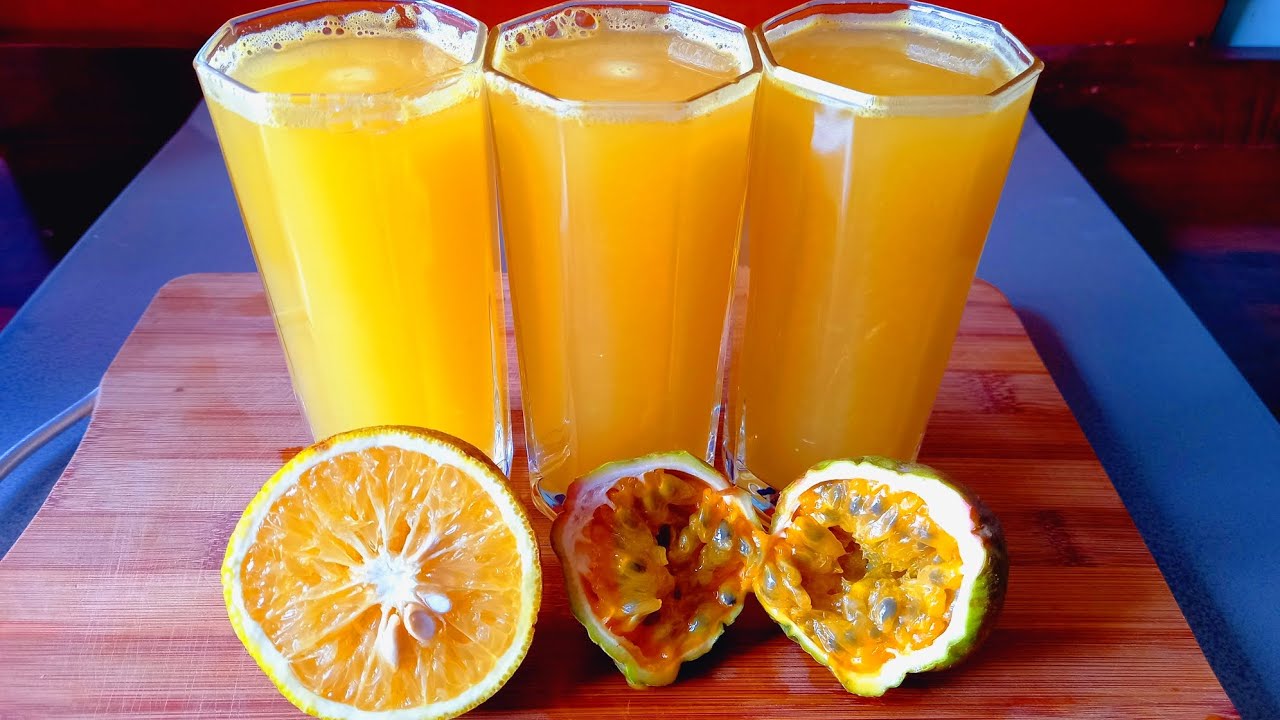 One Sip and I Was Hooked...(Orange & Passion Juice)