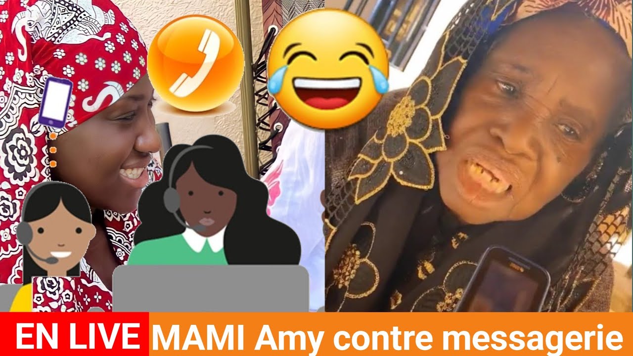 Le direct de Djenikiss et Mami Amy contre Orange Mali 😂😂😂