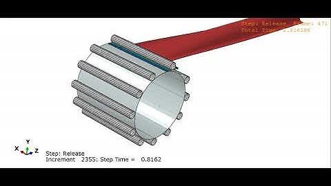 Coiling and Stowage Simulation of Composite Deployable Boom