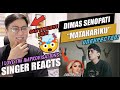 Dimas Senopati - AGNEZ MO - Matahariku Acoustic Cover | SINGER REACTION