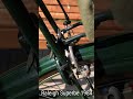 60 seconds on my 1984 Raleigh Superbe 3-speed vintage bicycle with upgrades. Sturmey Archer, Brooks