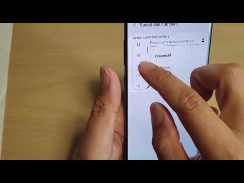 Samsung Galaxy S10 / S10+: How to Setup Speed Dial Numbers