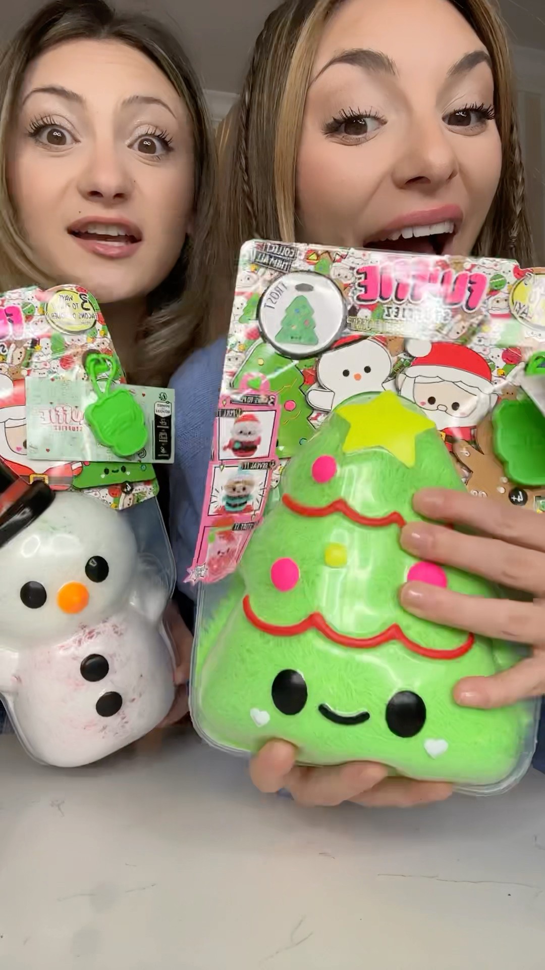 These are fluffy but soon will reveal the biggest surprise!❄️ #christmasgifts