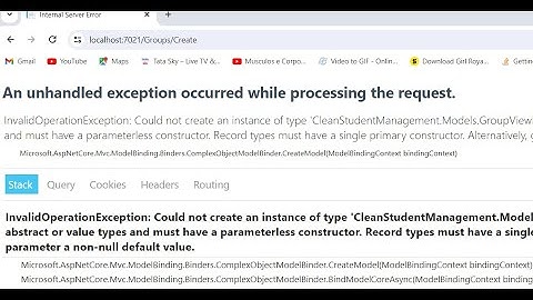 Fix: InvalidOperationException: Could not create an instance of type Model bound complex ASP.NET