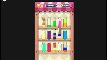 Water Sort Puzzle I Level 493 I  Facebook I SOLVED