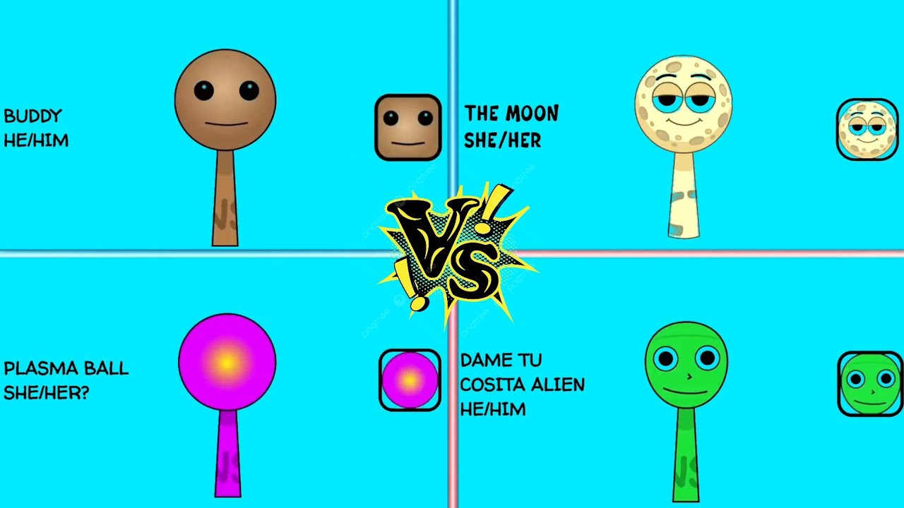 My Sprunki OC Buddy (From Dame Tu Cosita Alien VS Plasma Ball VS The Moon VS Tiles Hop,Part 4