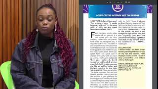 Focus on the message not the mirage || FAITH DIGEST with Pst. Deborah