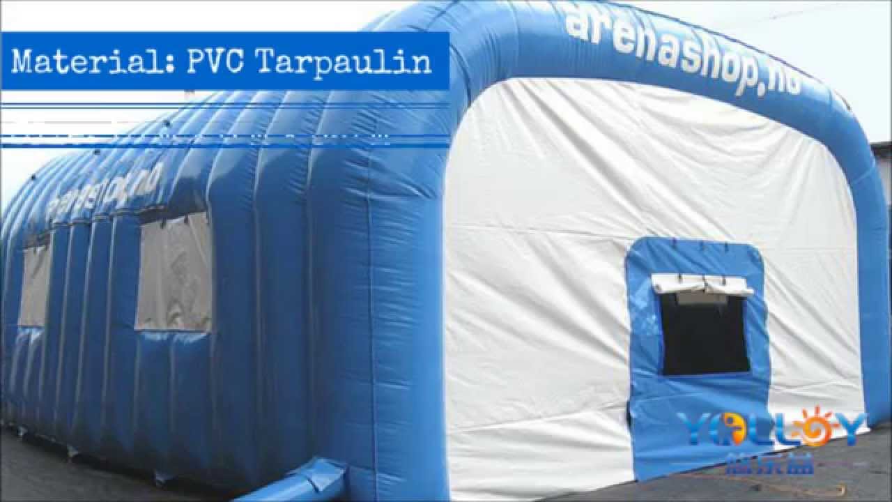 Inflatable Tunnel Tents exclusively available from Yolloy