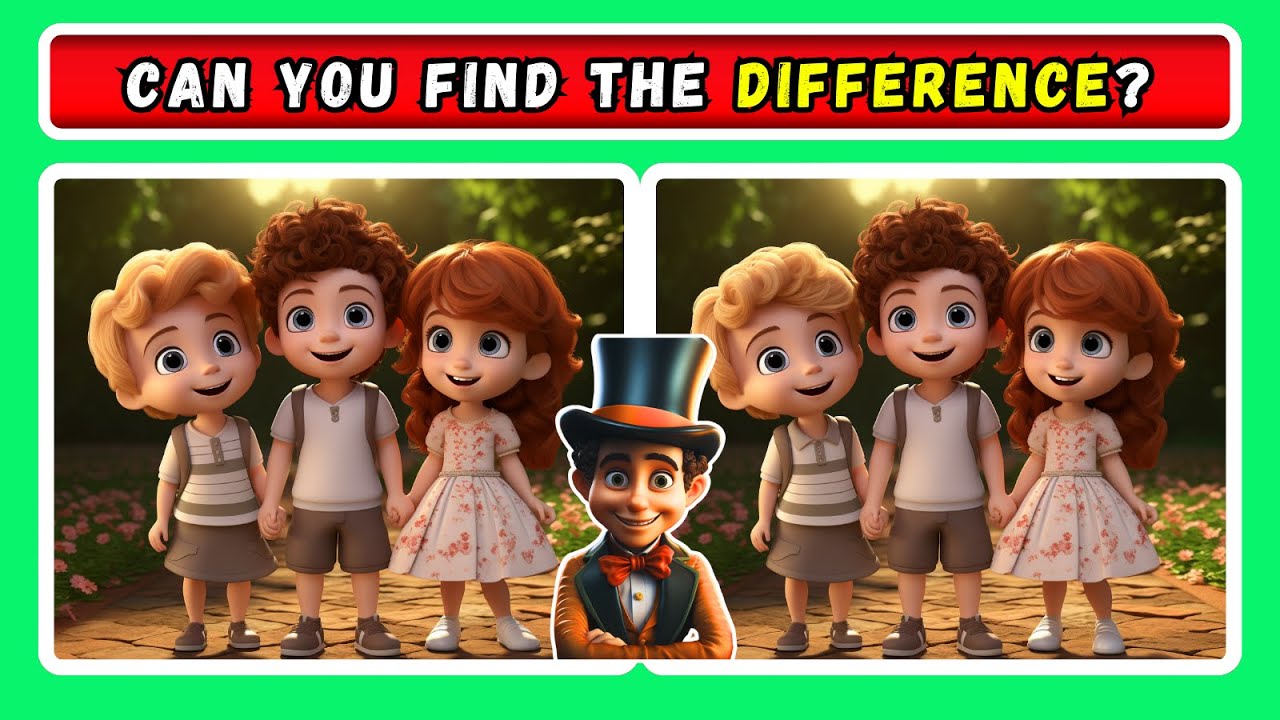 Spot the Difference Game 25 - Can you find 3 differences in 90 seconds ...