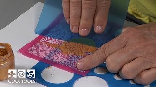 Cool Tools | Silk Screening Mica Powder on Enamel by Jan Harrell