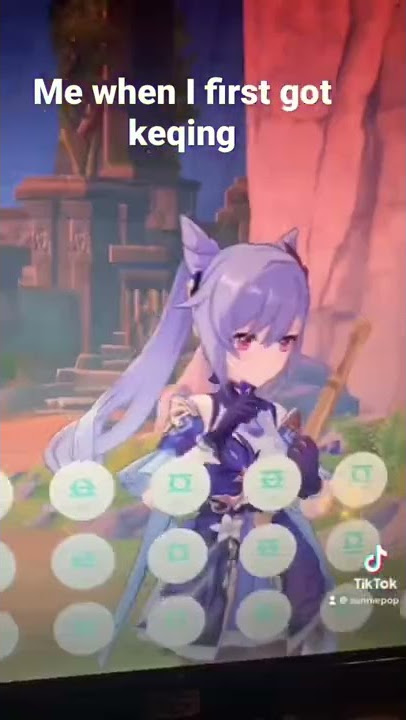 Genshin Keqing skin #keqing #genshinimpact #newyoutuber #genshinskin
